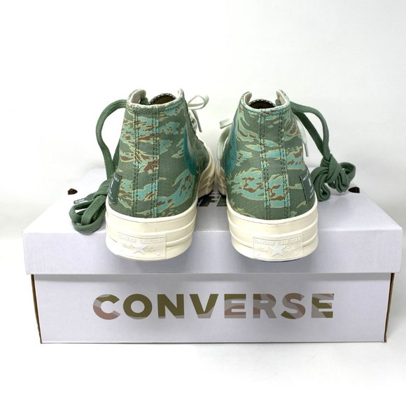 💖MEGA SALE💖Converse Men 172397C CHUCK 70 MID SEA Spray Fossil Green  Sneakers - Picture 9 of 11